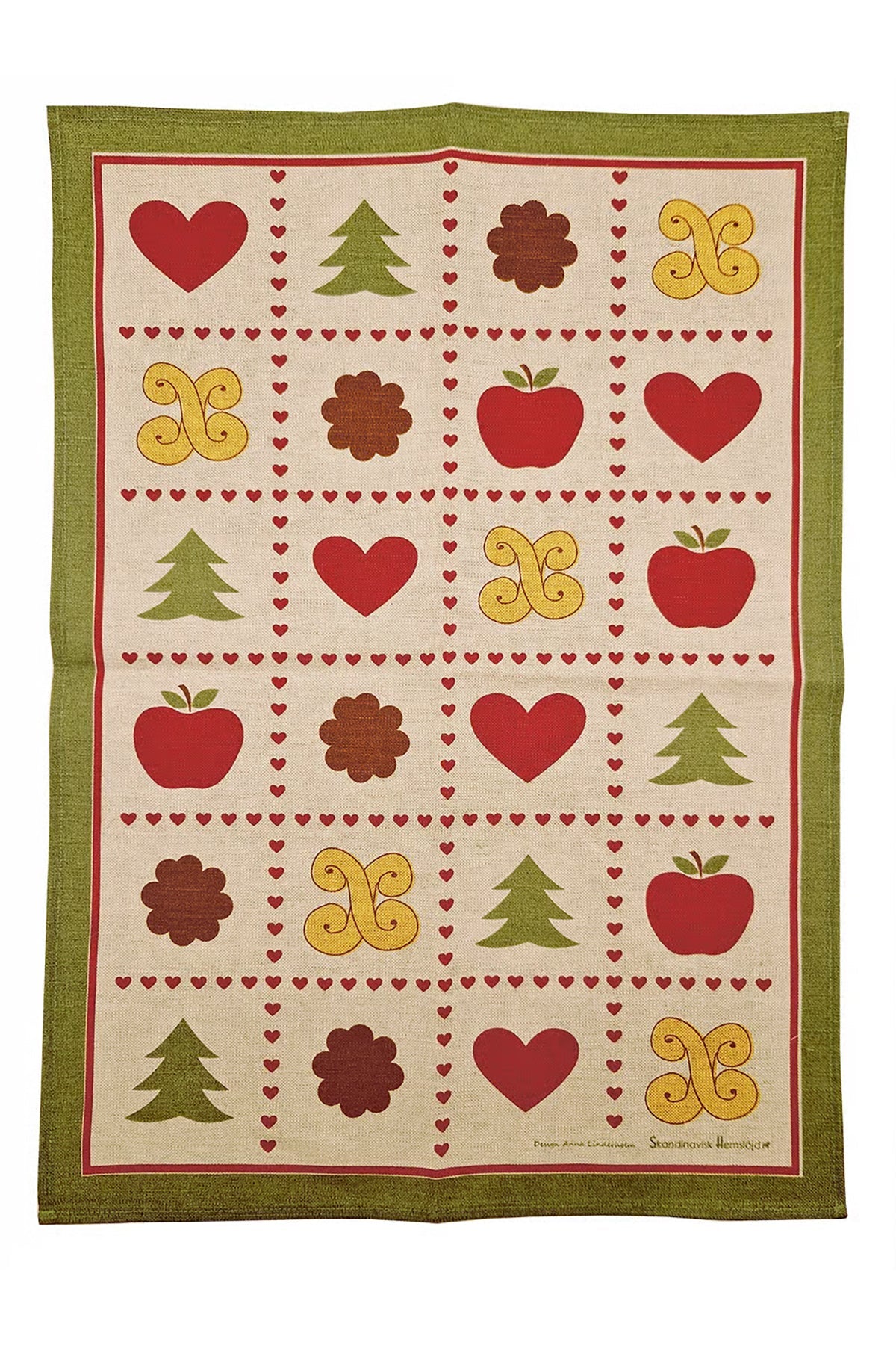 Geschirrtuch Weihnachtssymbole | 47x70 cm