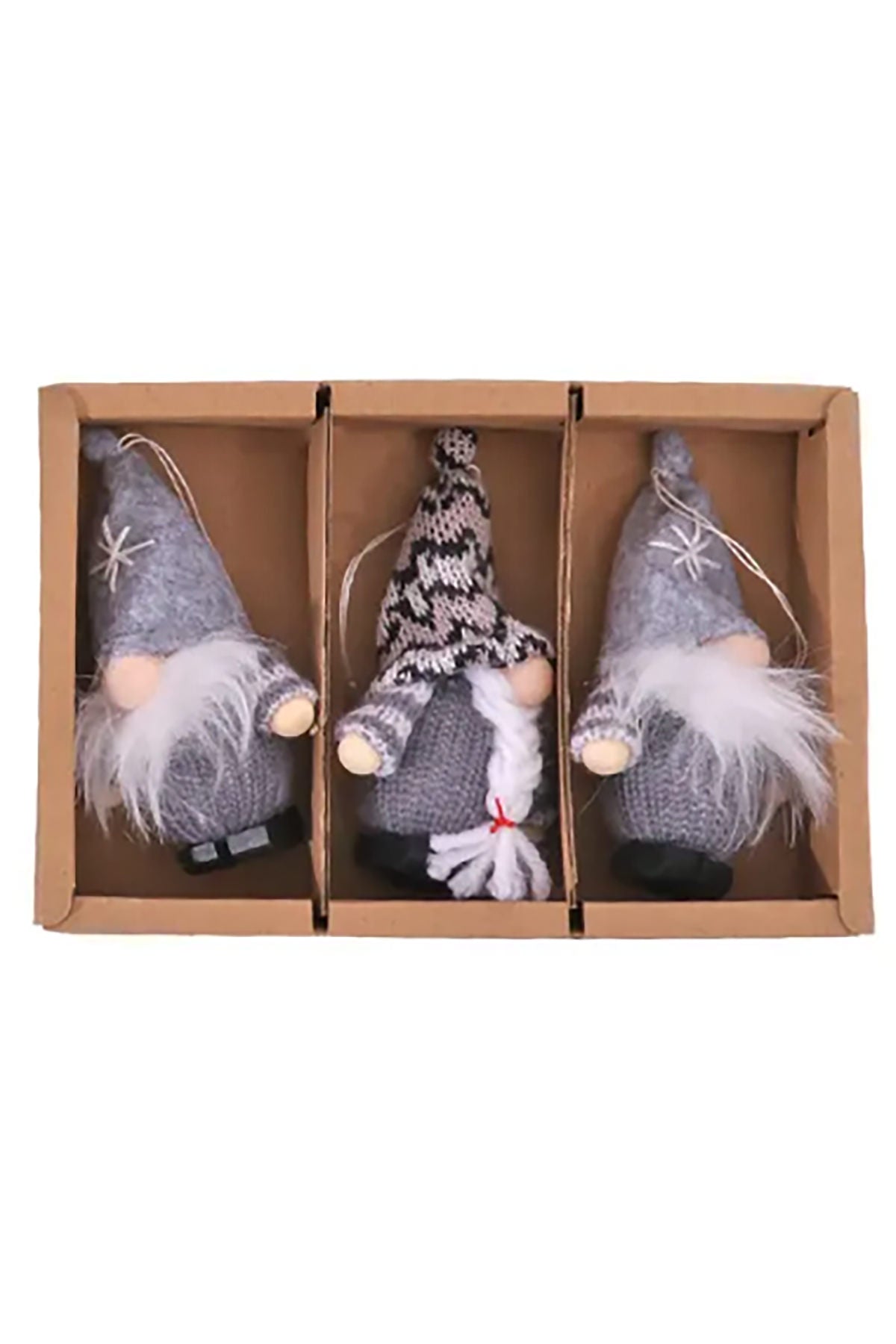 Weihnachtstrolle Lasse zum Aufhängen | 19 cm | 3-er Set