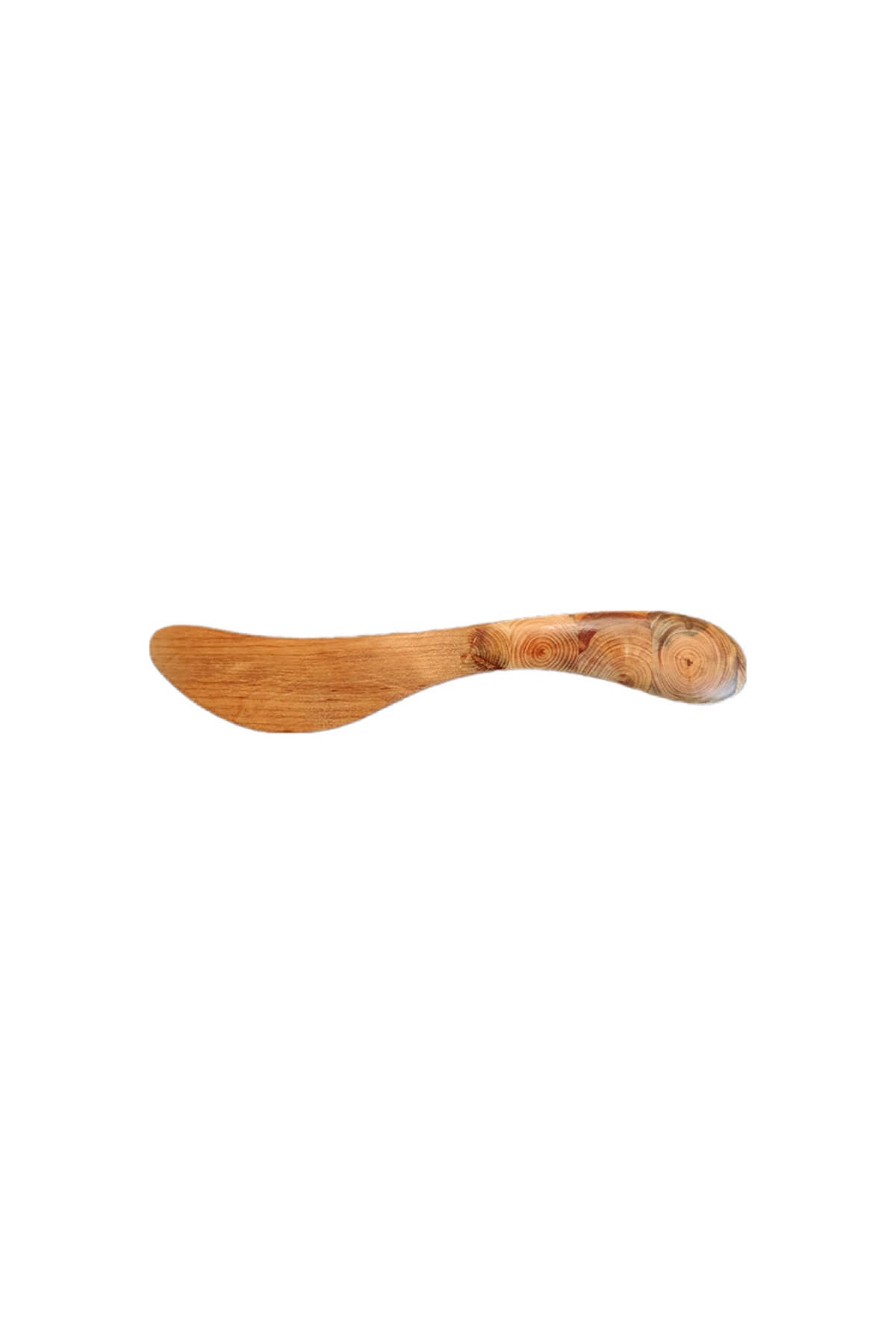 Buttermesser mit Intarsien aus Erlenholz | 18 cm