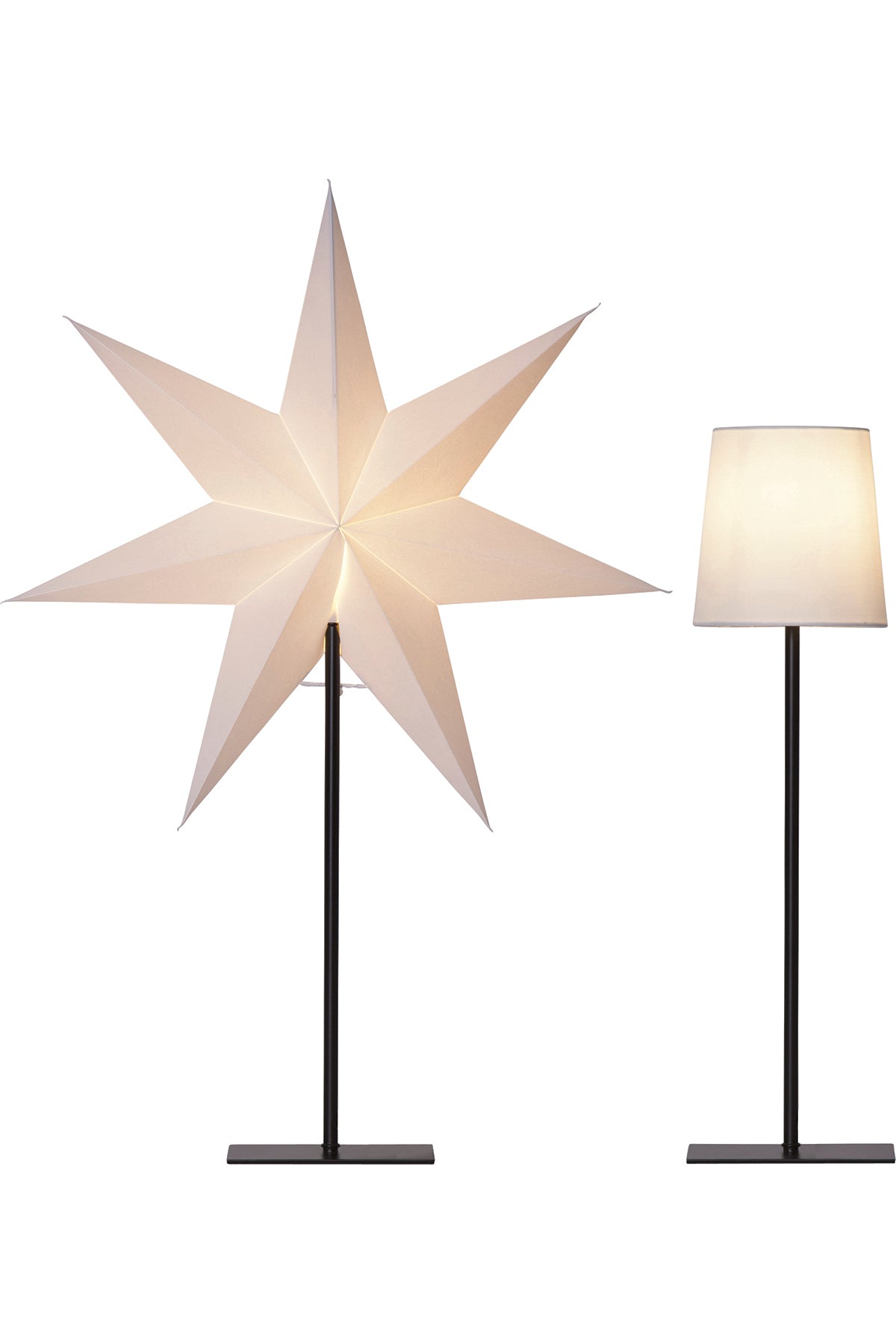 Kombileuchte „Frozen“ weiß – 55 cm