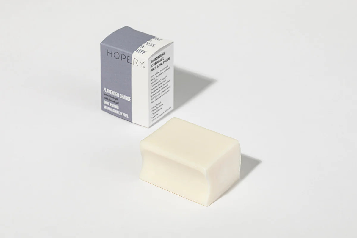 Hopery Lavender Orange Shower Bar – Feste Duschpflege