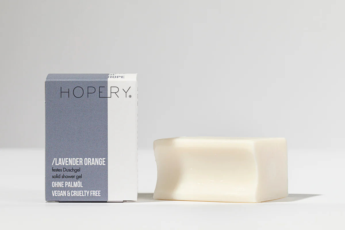 Hopery Lavender Orange Shower Bar – Feste Duschpflege