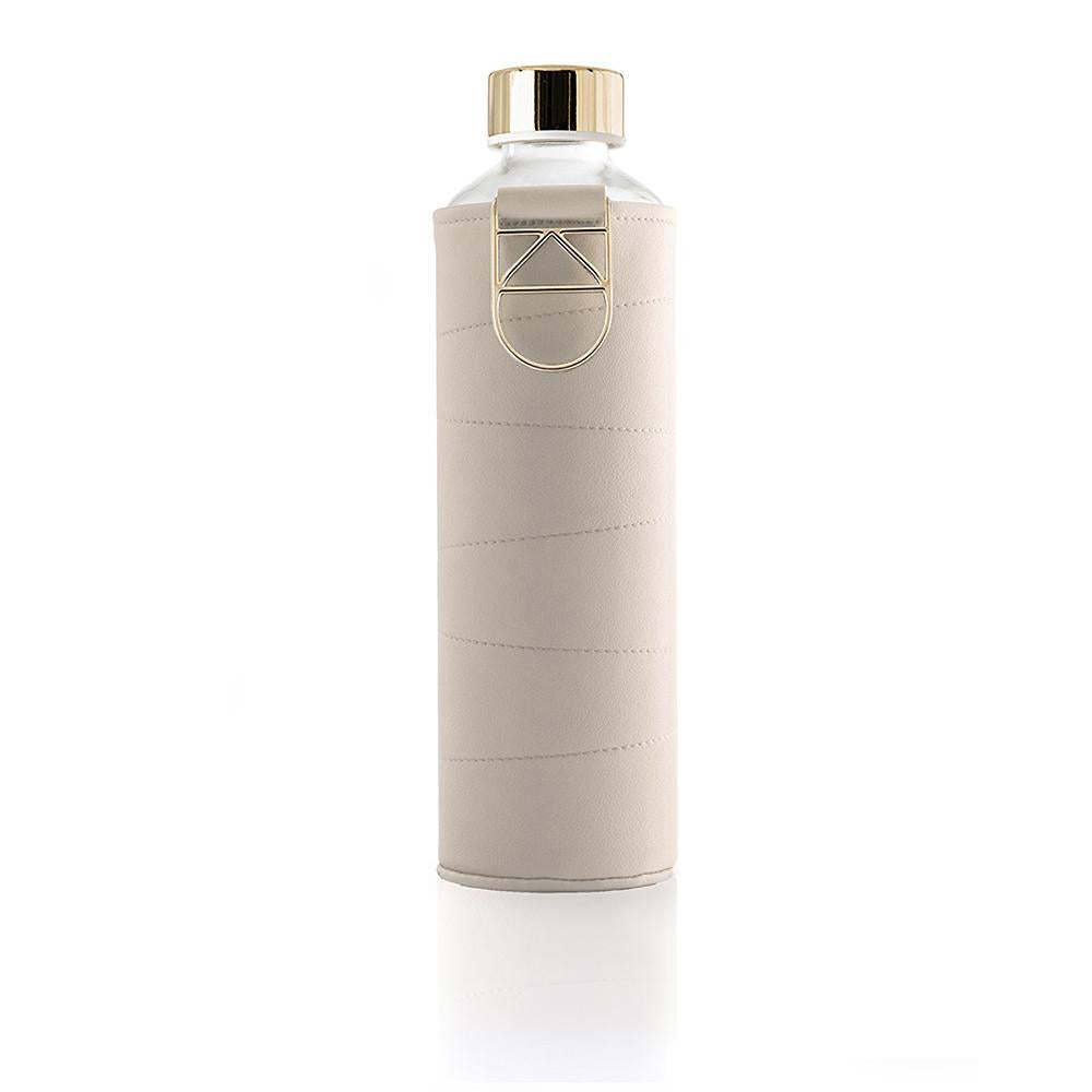 equa Mismatch Trinklasche aus Glas I Beige commercial equa