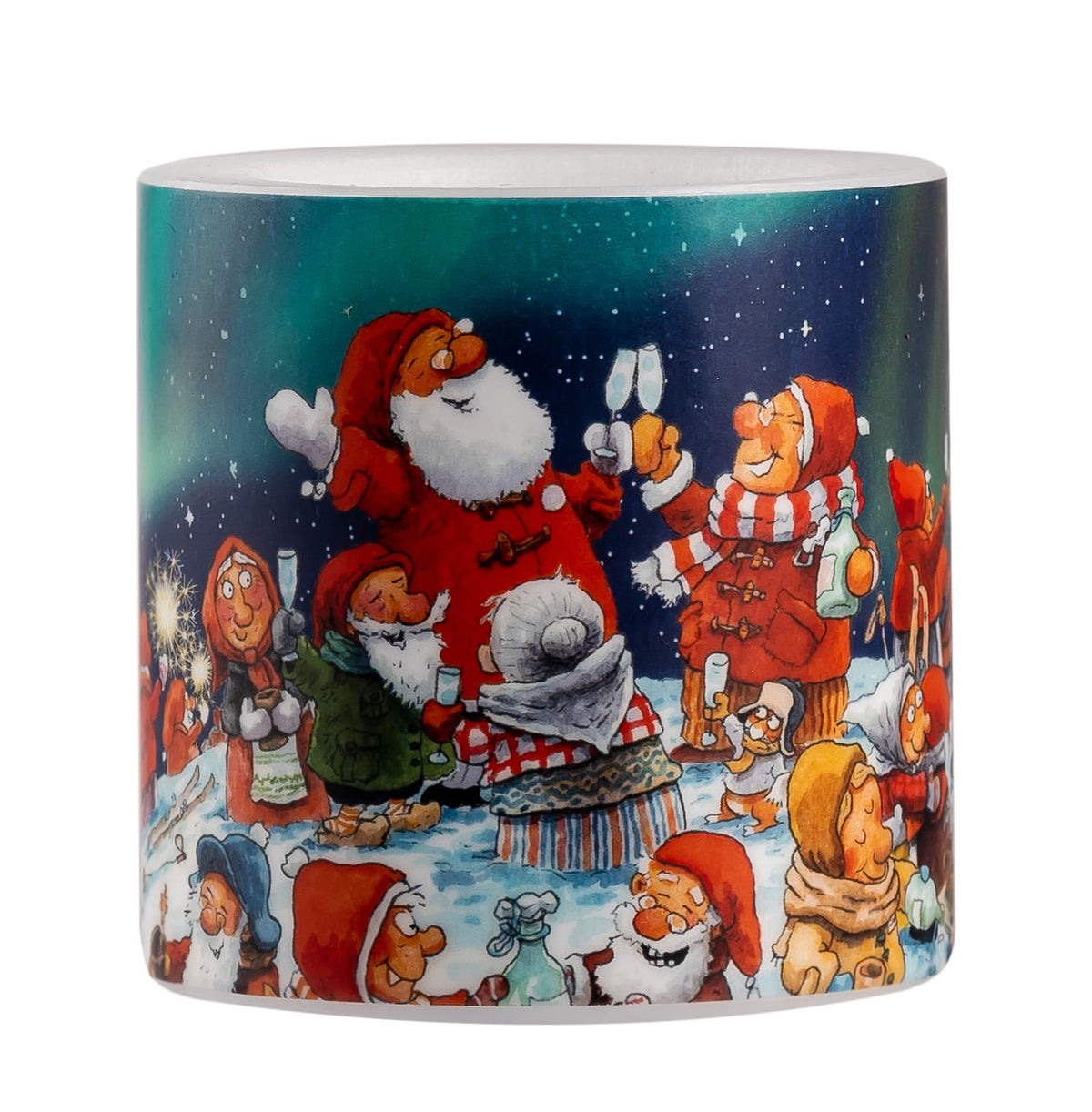 Muurla Kerze „Party“ – Mauri Kunnas – 8 cm
