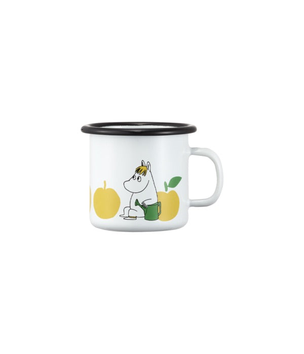 Muurla Moomin Emaillebecher 'Joyful Apples' - 250 ml