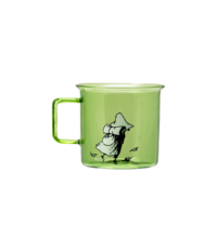 Muurla Moomin Glasbecher 'Snufkin' - Grün - 350 ml