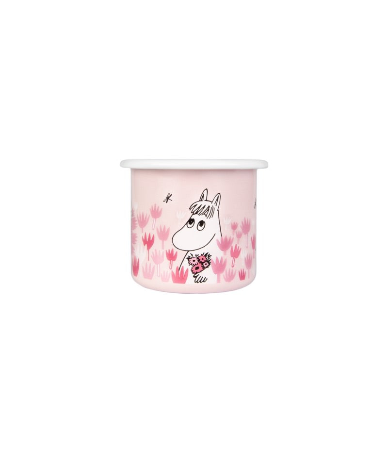Muurla Moomin Emaillebecher 'In the Garden, Girls' - 250 ml