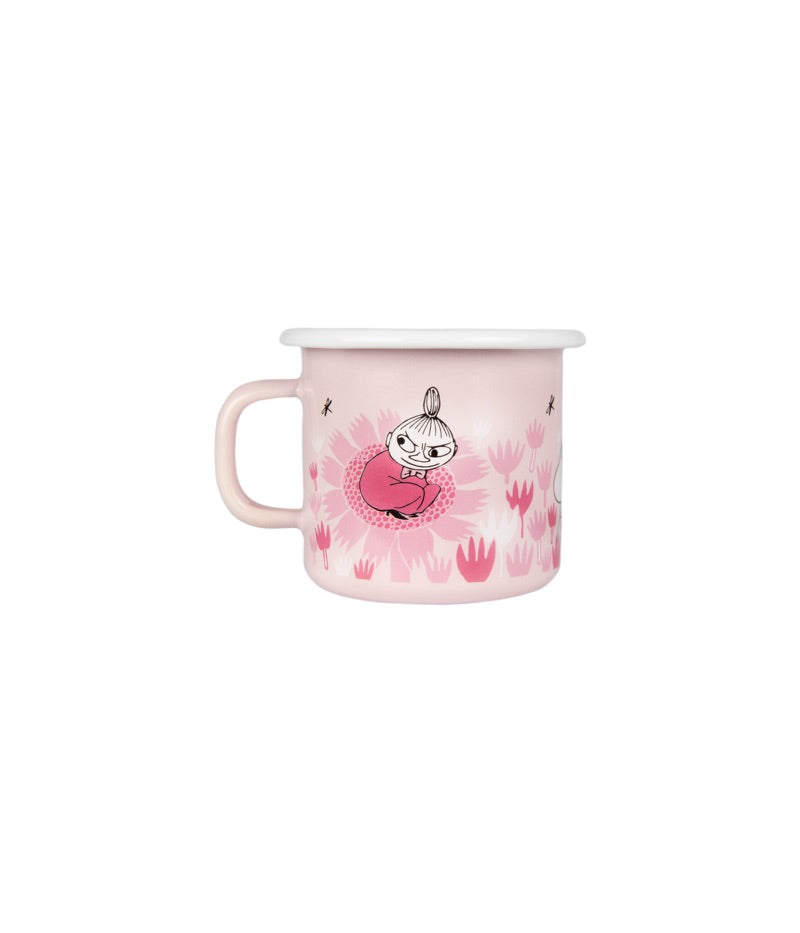 Muurla Moomin Emaillebecher 'In the Garden, Girls' - 250 ml