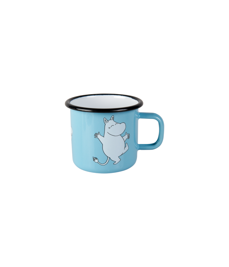 Muurla Moomin Emaillebecher 'Muumipeikko' - 250 ml