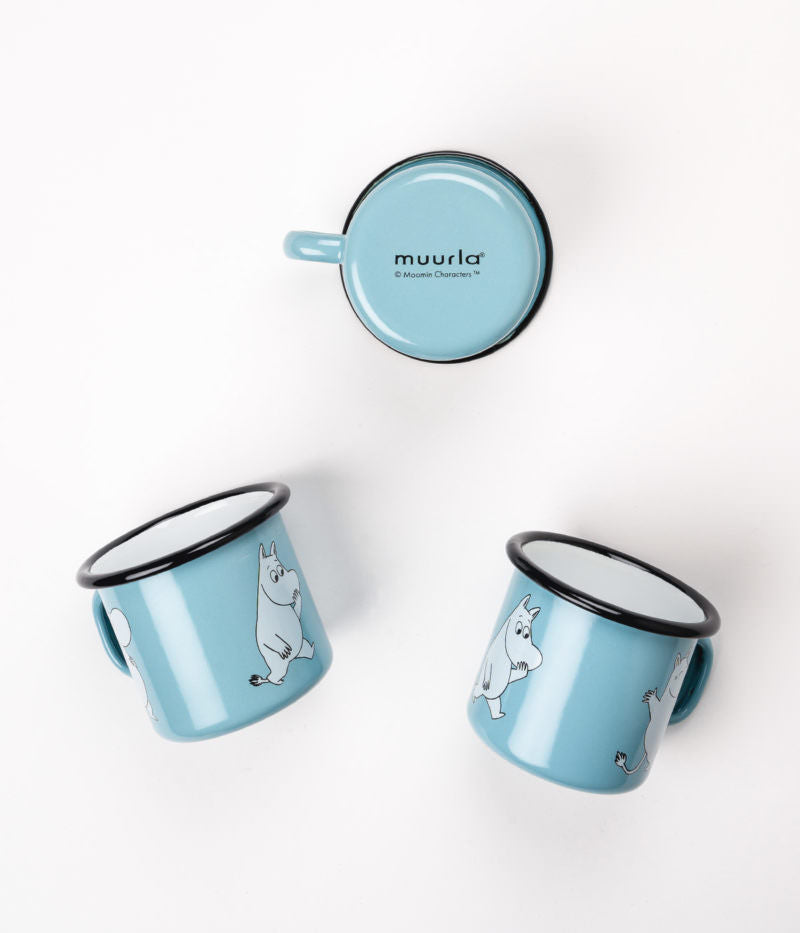 Muurla Moomin Emaillebecher 'Muumipeikko' - 250 ml