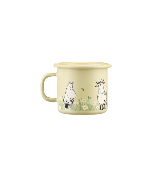 Muurla Moomin Emaillebecher 'Meadow' - 250 ml