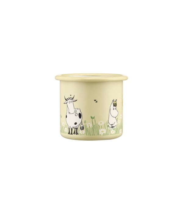Muurla Moomin Emaillebecher 'Meadow' - 250 ml