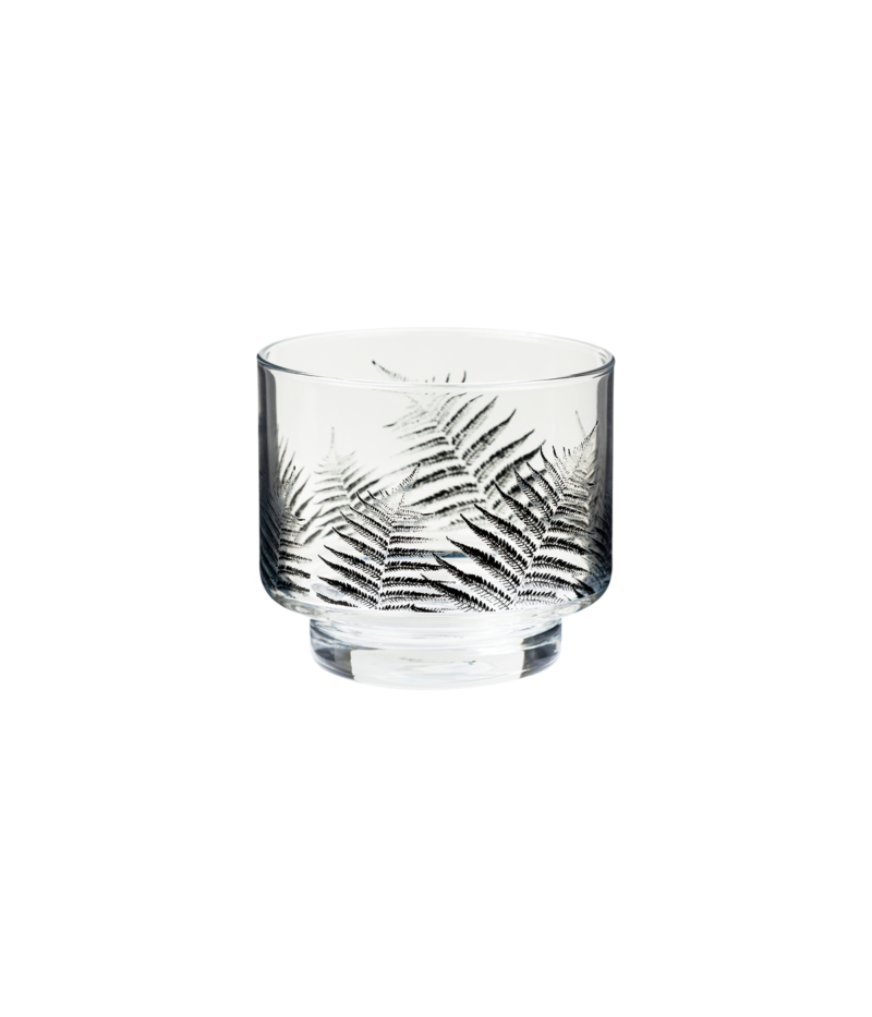 Muurla Tea Candle Holder & Bowl 'Nordic The fern' - 8 cm