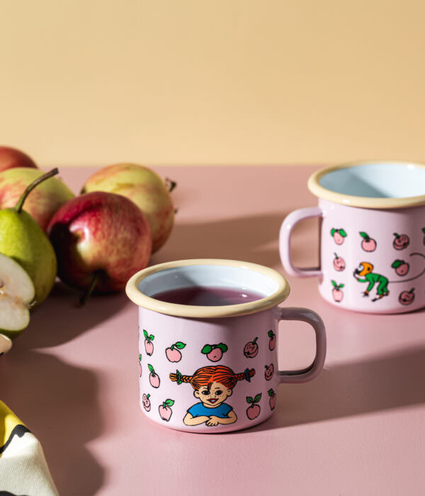 Muurla Emaillebecher Pippi 'Fruits' - 250 ml