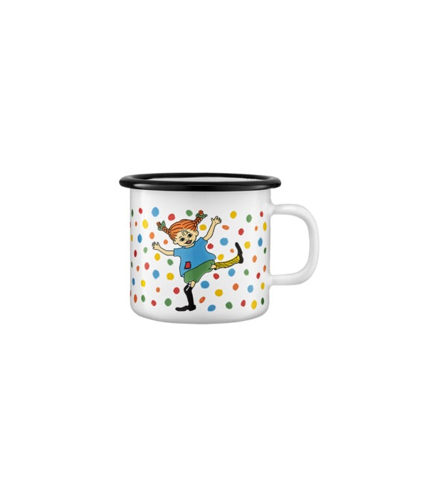 Muurla Emaillebecher Pippi 'Hoppsansa' - 250 ml