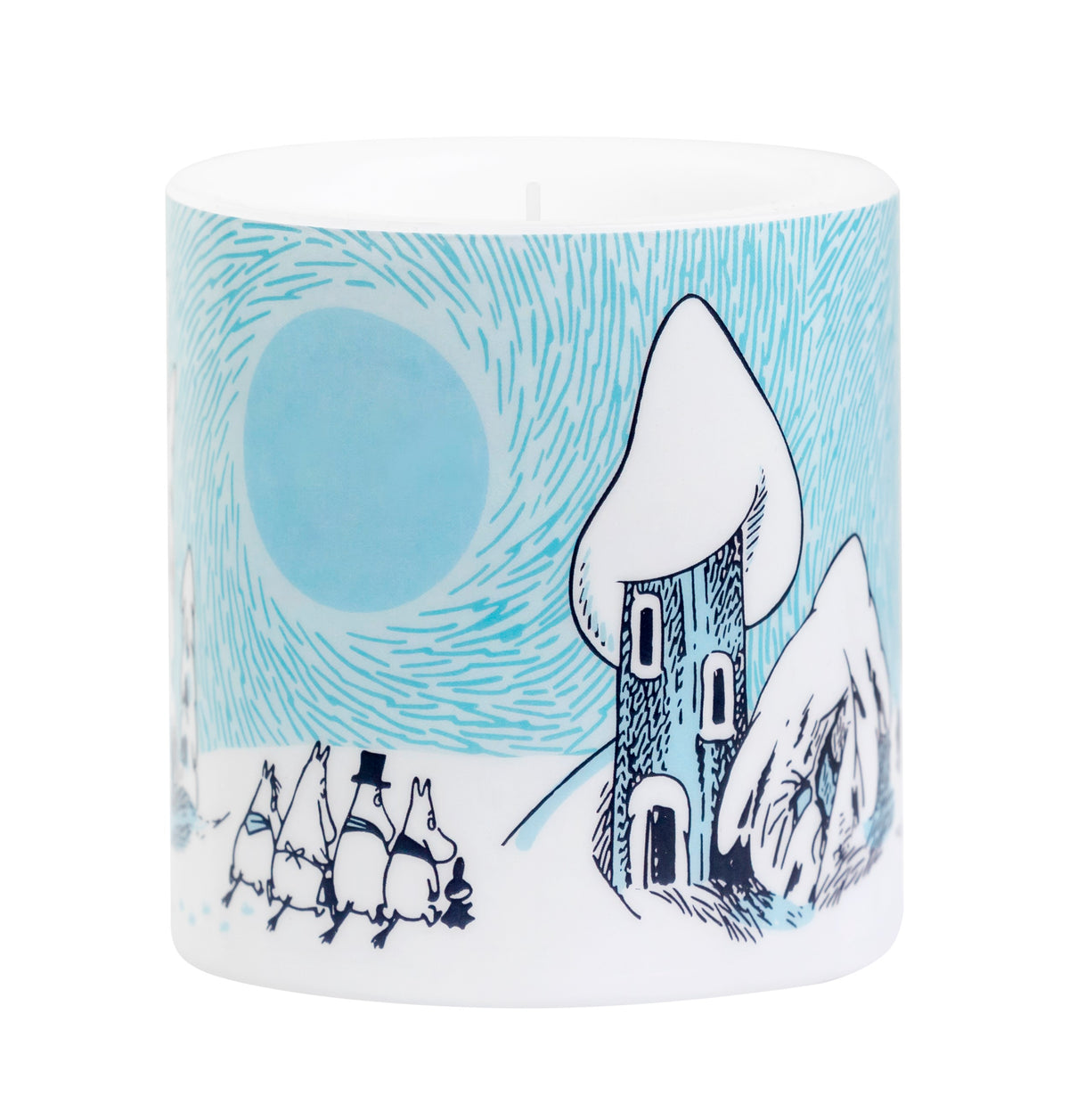 Muurla Kerze „Snowy Valley“ - Moomin - 8 cm
