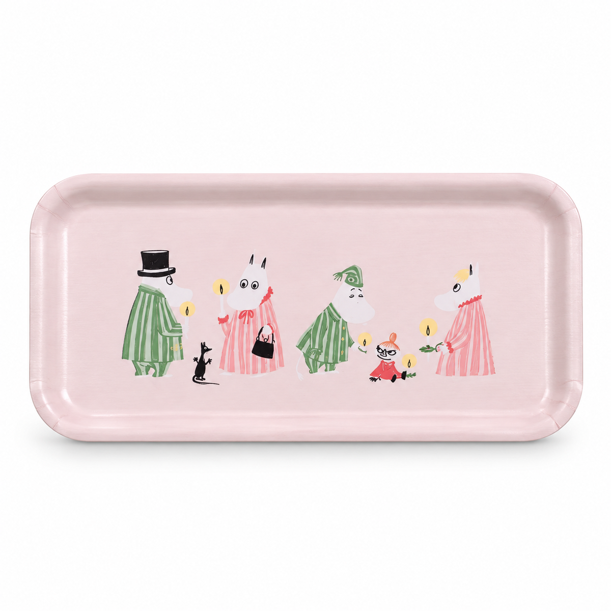 Muurla Tablett „Pyjamas“ – Moomin – 27 × 13 cm