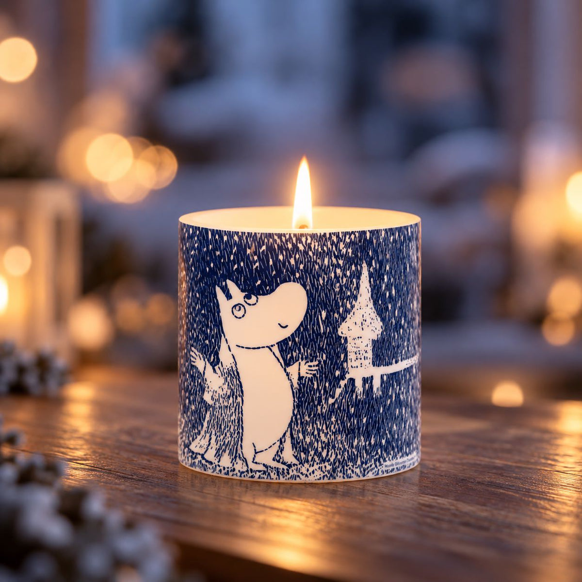Muurla Kerze „First Snow“ - Moomin - 8 cm