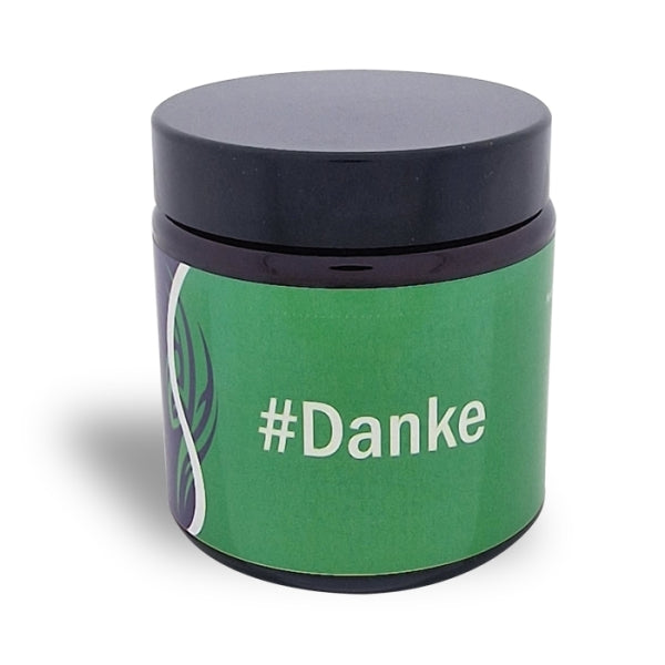 DANKE - Gesichtscreme mit CBD Hanfsamenöl, Panthenol & Rosmarinextrakt im Glastiegel