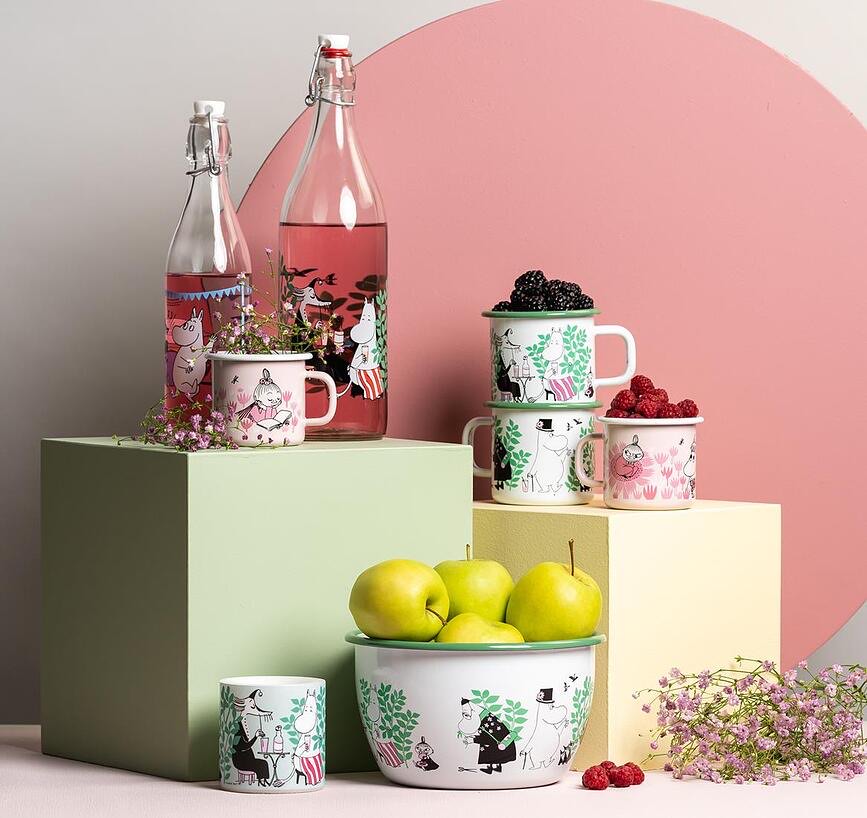 Muurla Moomin Bowl 'In the Garden' - 2l
