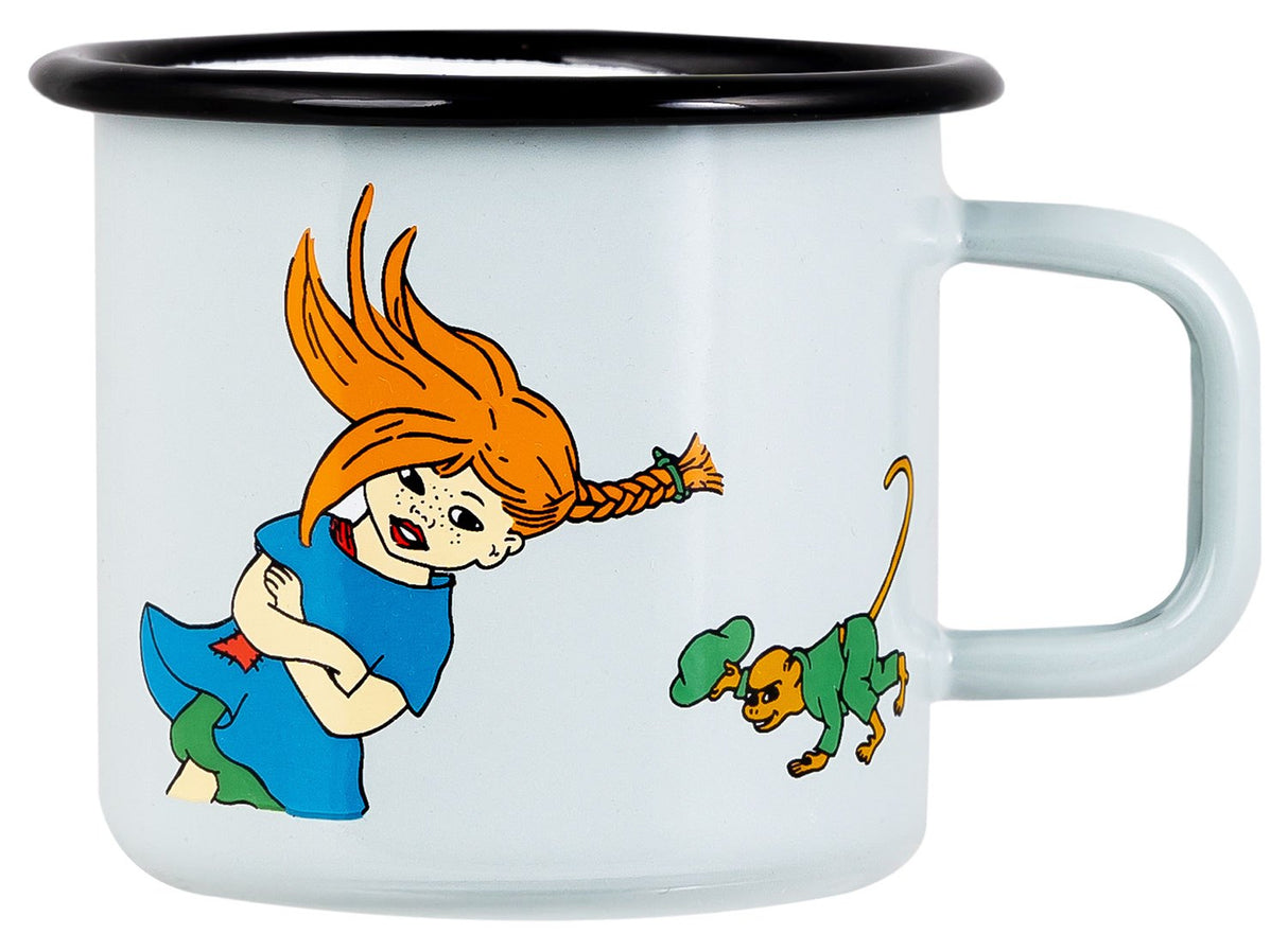 Muurla Emaillebecher Pippi Langstrumpf - 370 ml