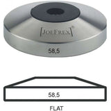 JoeFrex Tamper Base Classic | Stainless steel | Flat