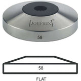 JoeFrex Tamper Base Classic | Stainless steel | Flat