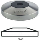 JoeFrex Tamper Base Classic | Stainless steel | Flat