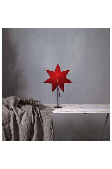 Sternlampe Mixa Metall, rot | 50 cm