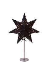 Sternlampe Bobo Metall, schwarz | 51 cm