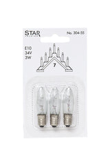 Ersatzbirne 3er Set | E10 Sockel | 7