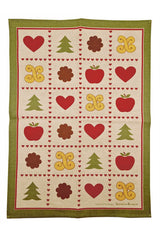 Geschirrtuch Weihnachtssymbole | 47x70 cm