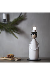 Kerzenleuchter „Lucia Classic“ – Lucia-Mädchen mit Kerze auf dem Kopf, 26 cm