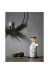 Kerzenleuchter „Lucia Classic“ – Lucia-Mädchen mit Kerze, 24 cm