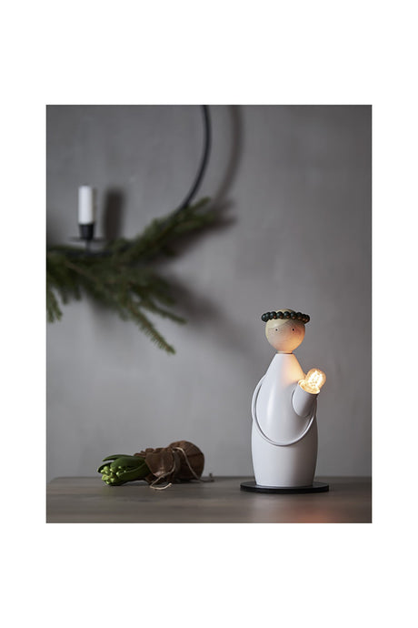 Kerzenleuchter „Lucia Classic“ – Lucia-Mädchen mit Kerze, 24 cm