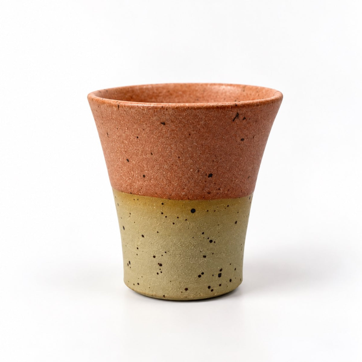 ancoros Design Tasse Altrosa/Natur – handgetöpfertes Steinzeug – 120 ml