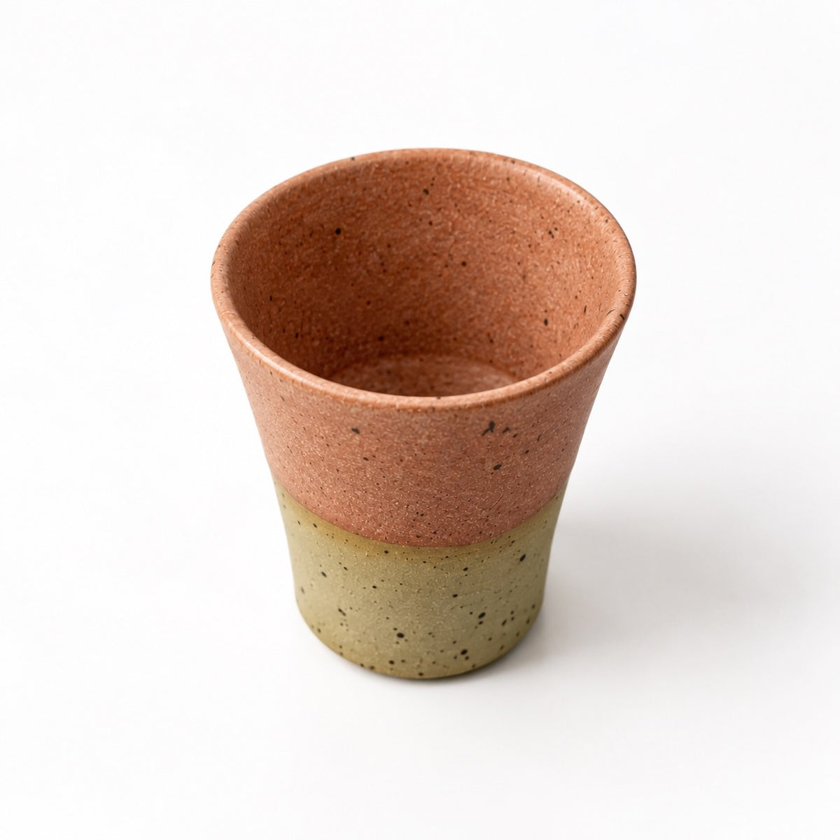 ancoros Design Tasse Altrosa/Natur – handgetöpfertes Steinzeug – 120 ml