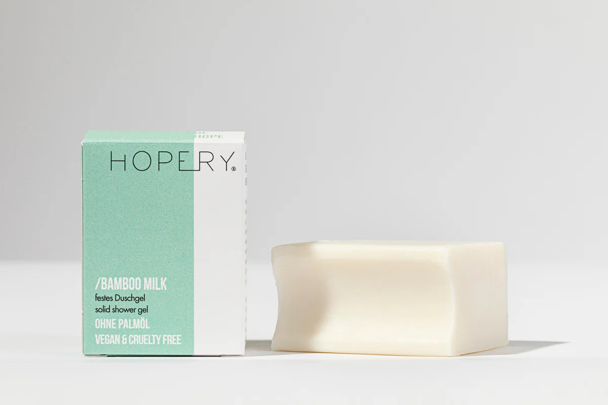 Hopery Bamboo Milk Shower Bar – Feste Duschpflege
