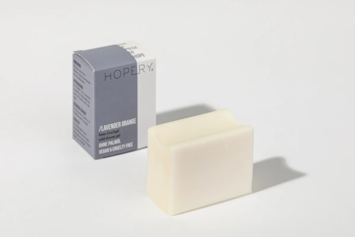Hopery Lavender Orange Shower Bar – Feste Duschpflege