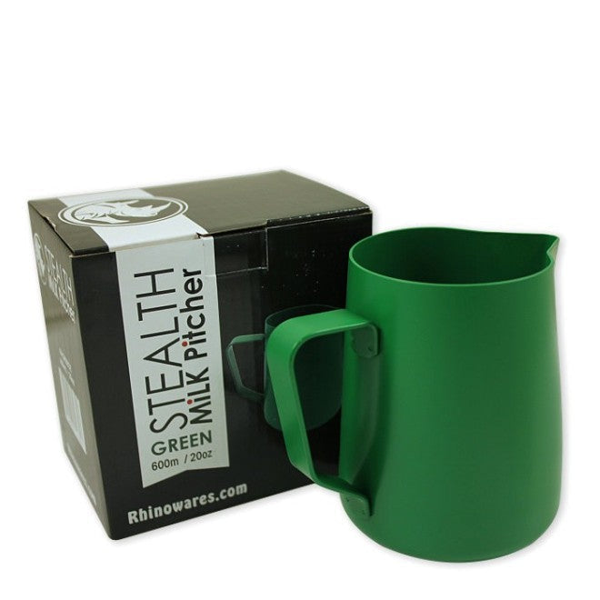 Rhino Stealth Milk Pitcher 20oz 600ml | Grün