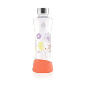 equa Squeeze Trinkflasche aus Glas I Poppy commercial equa 