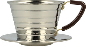 Kalita Wave 155 Stainless Steel Dripper commercial Kalita 
