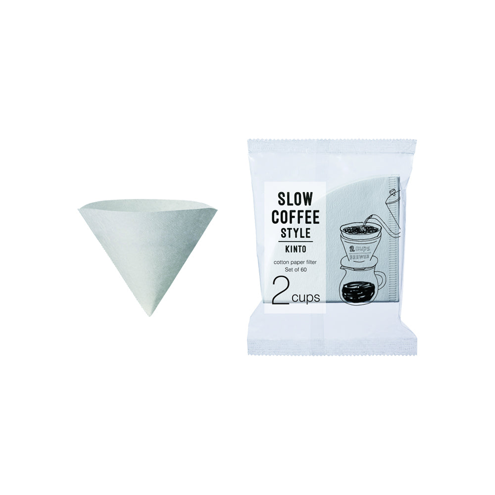 Kinto SCS-02-CP-60 Papierfilter aus Baumwolle für 2 Tassen commercial Kinto 