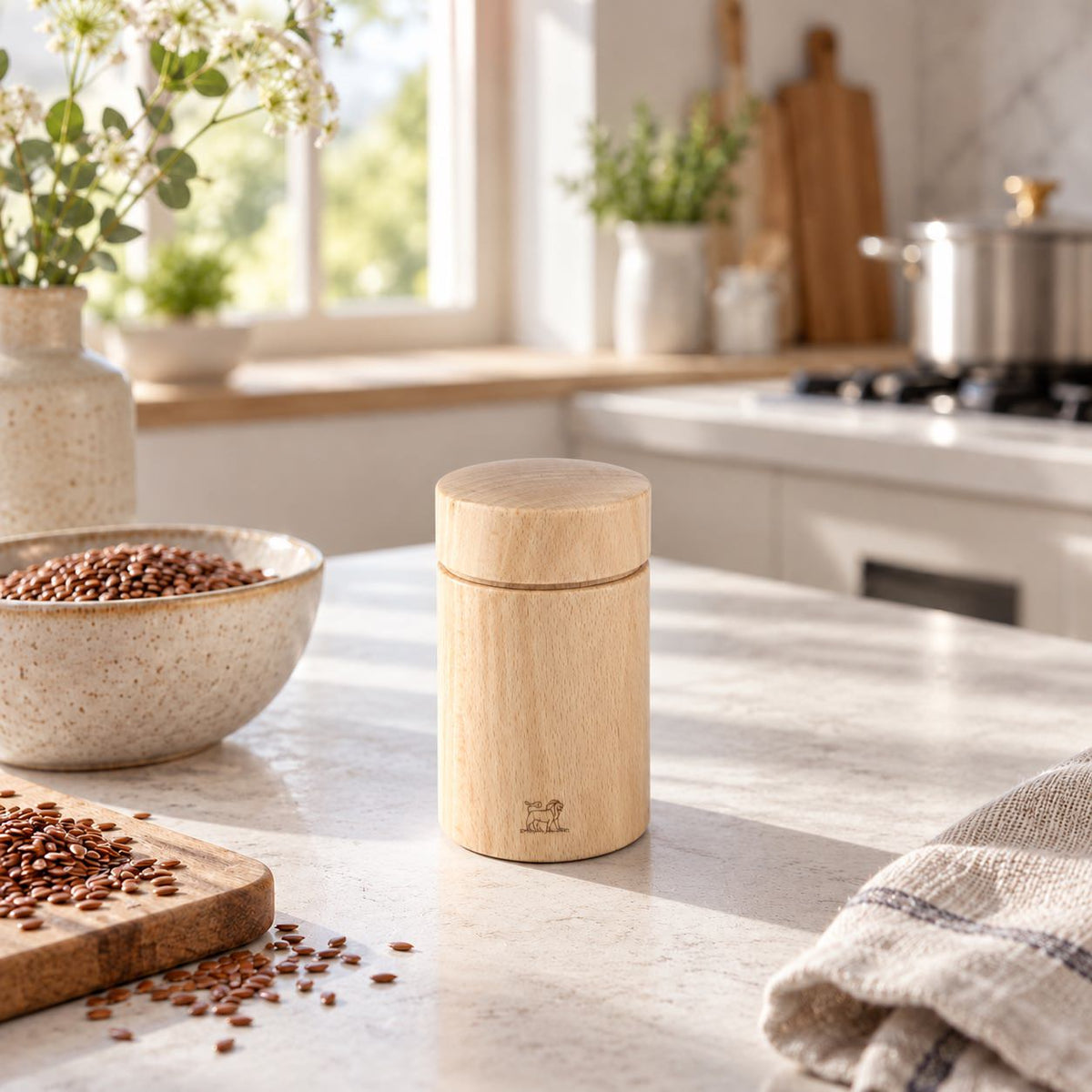 Peugeot Naka – Leinsamenmühle Natur – 11 cm