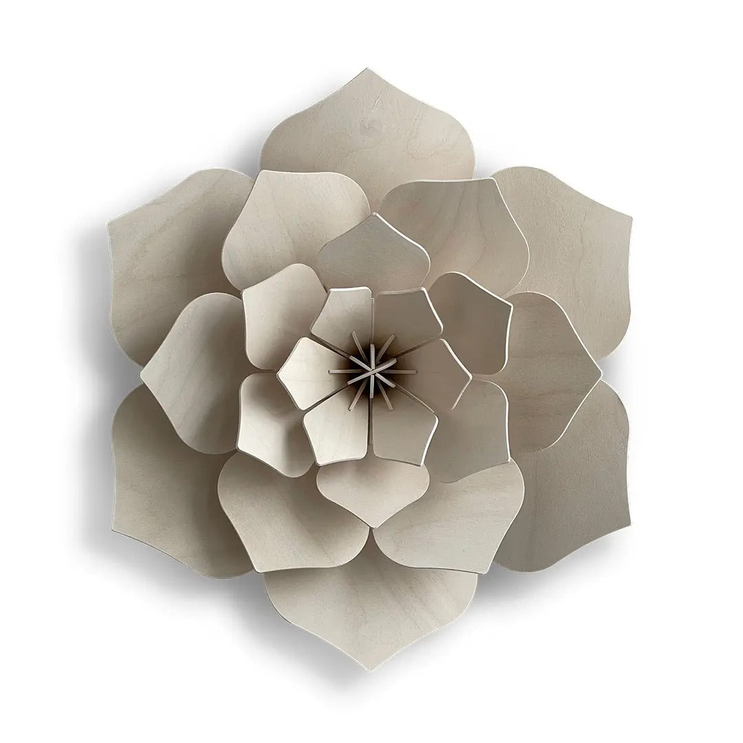 Lovi Decor Flower 15 cm – Farbe Translucent White