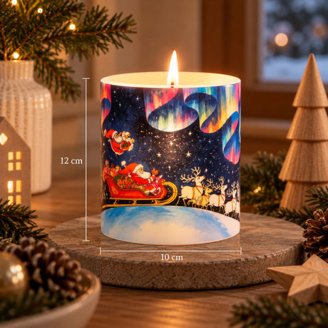 Muurla Kerze „Northern Lights“ - Mauri Kunnas - 12 cm