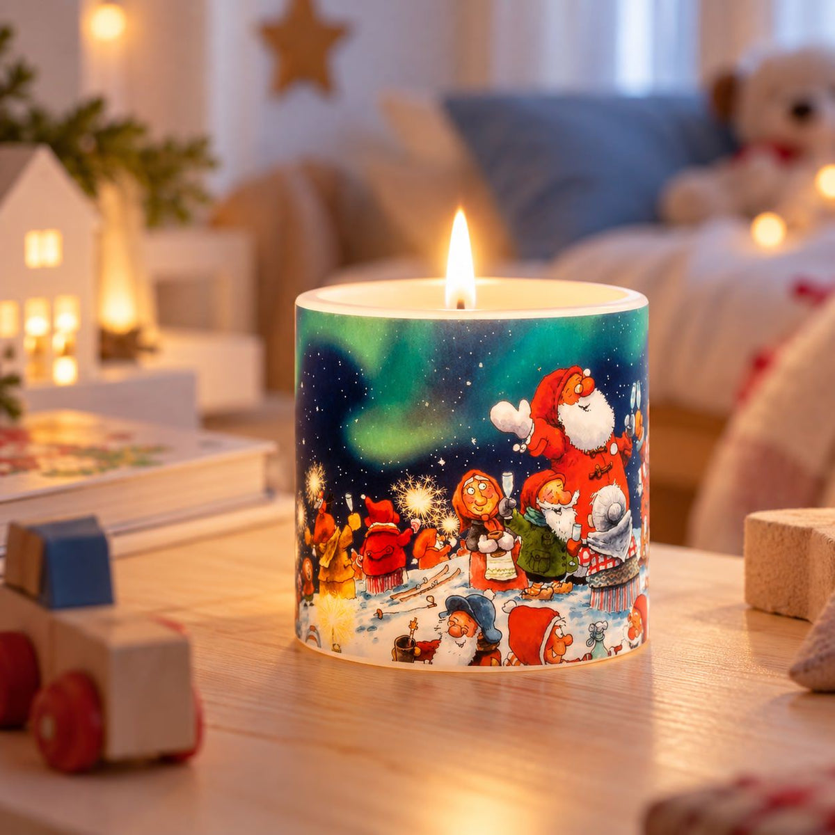 Muurla Kerze „Party“ – Mauri Kunnas – 8 cm