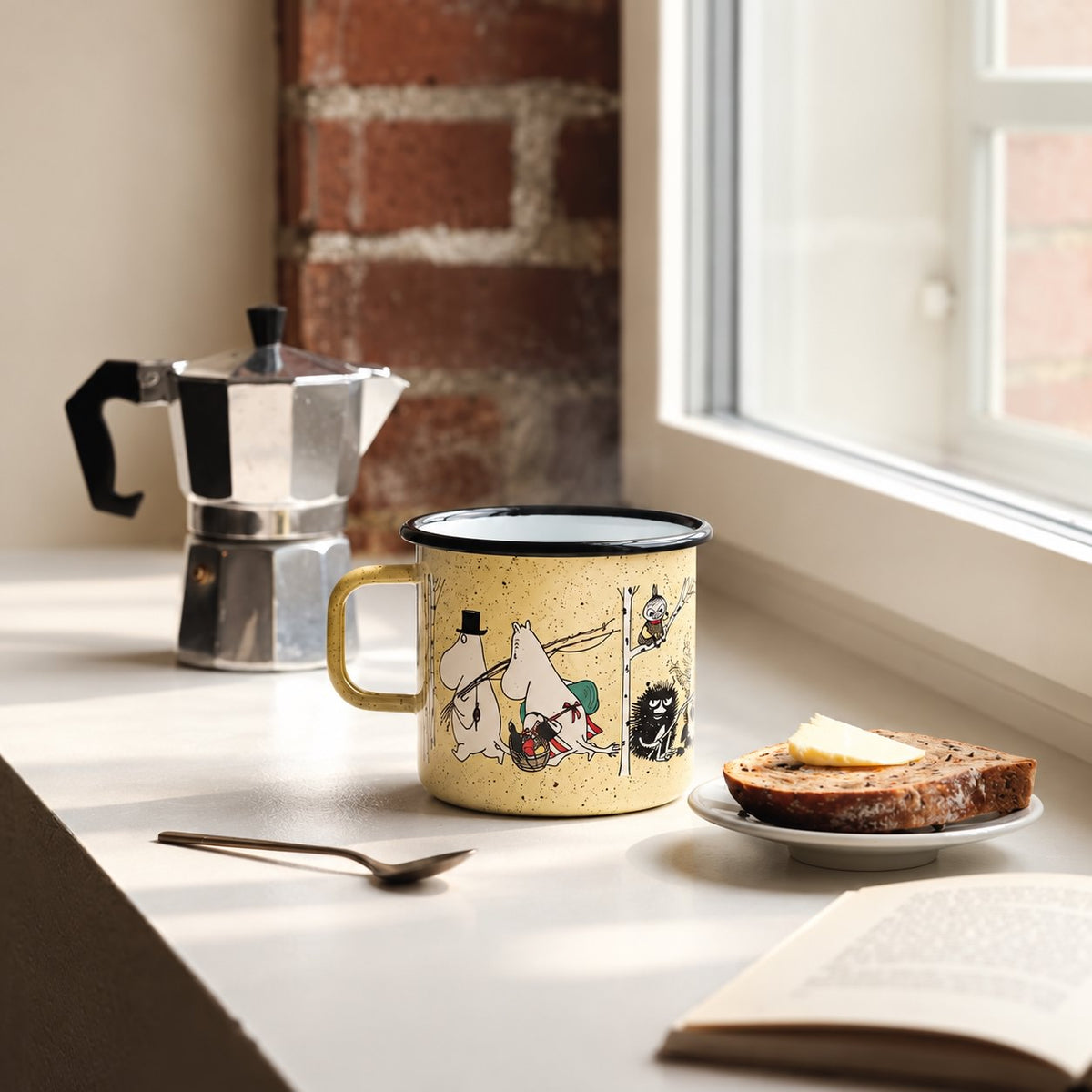 Muurla Moomin Emaillebecher 'Campers' - 800 ml