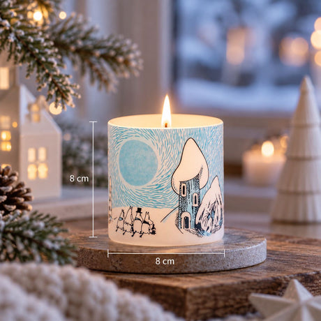 Muurla Kerze „Snowy Valley“ - Moomin - 8 cm