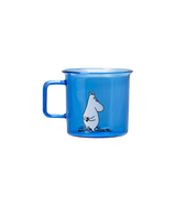 Muurla Moomin Glasbecher 'Muumipeikko' - Blau - 350 ml